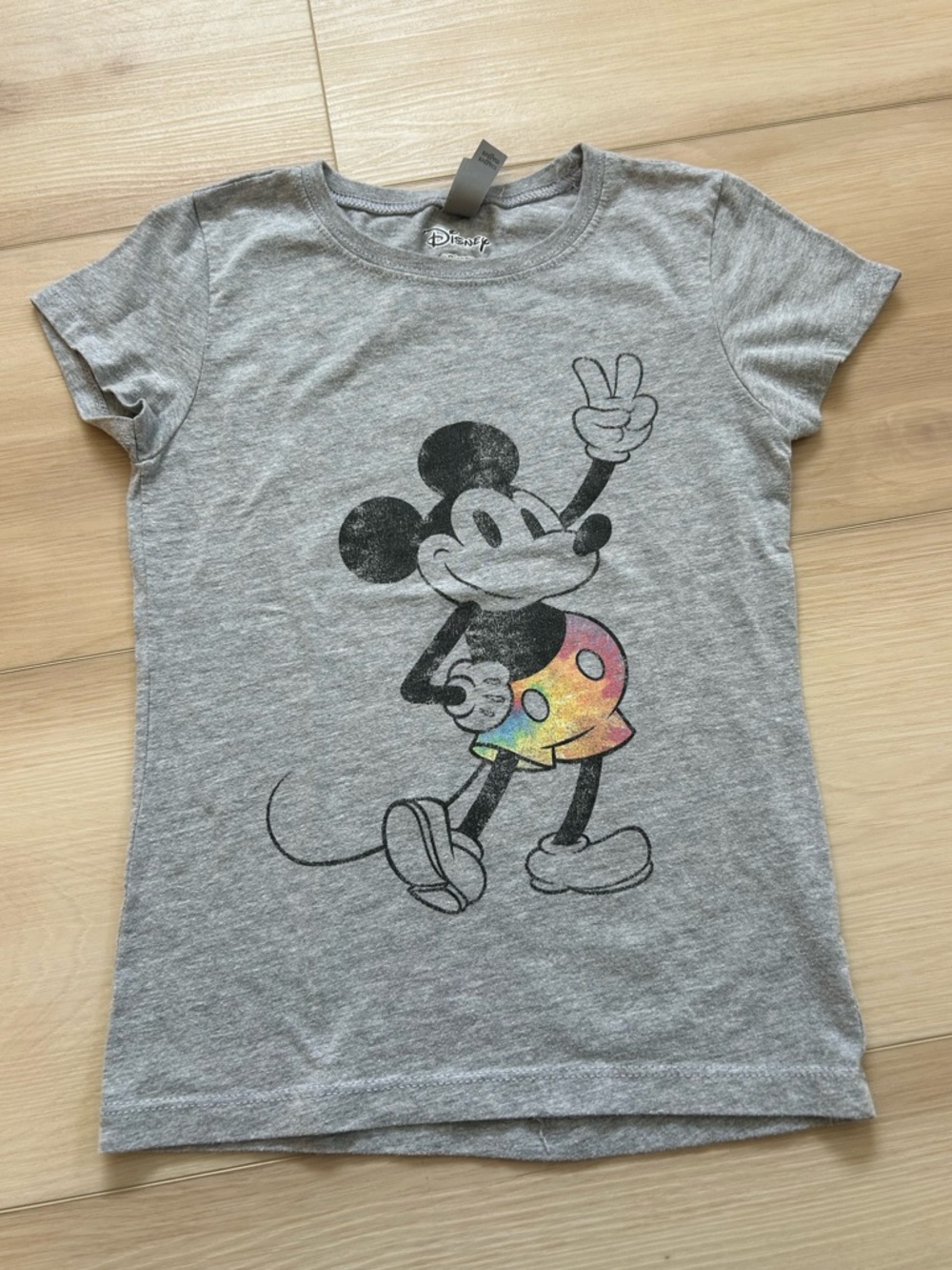 Youth peace sign Mickey T-shirt - 7/8